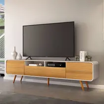 Rack para TV até 85 Polegadas 2,2m HB Móveis Epoca 2.2