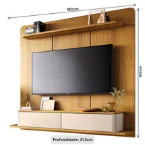 Painel para TV até 70 Polegadas 1,8m HB Móveis Galax 1.8