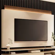 Painel para TV até 85 Polegadas 2,2m com LED HB Móveis Nobre 2.2