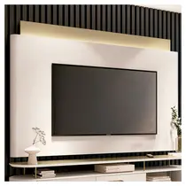Painel para TV até 85 Polegadas 2,2m com LED HB Móveis Nobre 2.2