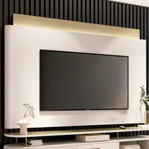 Painel para TV até 85 Polegadas 2,2m com LED HB Móveis Nobre 2.2