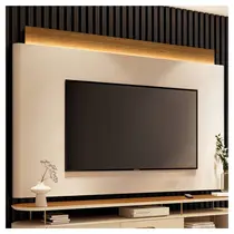 Painel para TV até 85 Polegadas 2,2m com LED HB Móveis Nobre 2.2