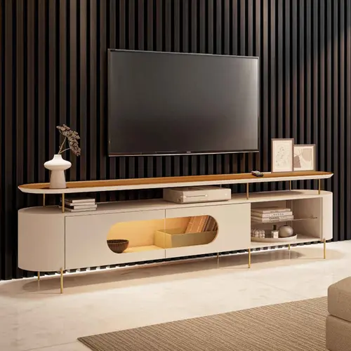 Rack para TV até 85 Polegadas 2,2m HB Móveis Aria 2.2