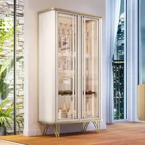 Cristaleira 90cm 2 Portas de Vidro HB Móveis Evora