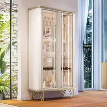 Cristaleira 90cm 2 Portas de Vidro HB Móveis Evora