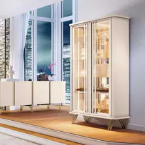 Cristaleira 90cm 2 Portas de Vidro HB Móveis Evora