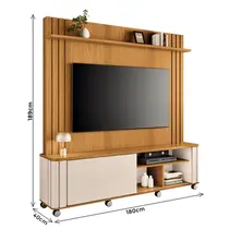 Estante Home para TV até 70 Polegadas 1 Porta HB Móveis Trinus 1.8