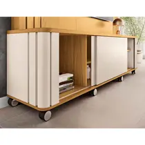 Estante Home para TV até 70 Polegadas 1 Porta HB Móveis Trinus 1.8