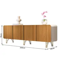 Buffet 4 Portas 220cm HB Móveis Salluti 2.0