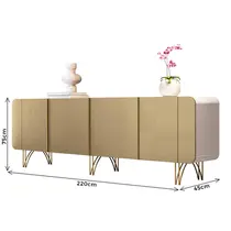 Buffet 4 Portas 220cm HB Móveis Salluti 2.0