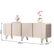 Buffet 4 Portas 220cm HB Móveis Salluti 2.0