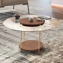 Mesa de Centro com Tampo de Vidro HB Móveis SKY