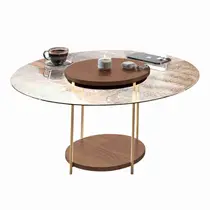 Mesa de Centro com Tampo de Vidro HB Móveis SKY