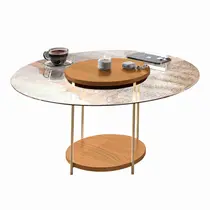 Mesa de Centro com Tampo de Vidro HB Móveis SKY