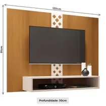 Painel para TV até 47 Polegadas 100% MDF 1,20m HB Móveis Form