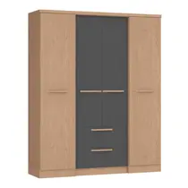Guarda-Roupa Casal 4 Portas 2 Gavetas Castro Aspen 3262A