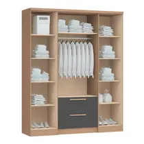 Guarda-Roupa Casal 4 Portas 2 Gavetas Castro Aspen 3262A