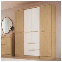 Guarda-Roupa Casal 4 Portas 2 Gavetas Castro Aspen 3262A