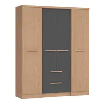 Guarda-Roupa Casal 4 Portas 2 Gavetas Castro Aspen 3262A