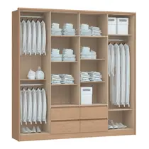 Guarda-Roupa Casal 4 Portas 4 Gavetas Castro Astor 3296A