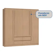Guarda-Roupa Casal 4 Portas 4 Gavetas Castro Astor 3296A