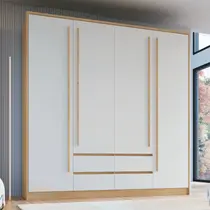 Guarda-Roupa Casal 4 Portas 4 Gavetas Castro Astor 3296A