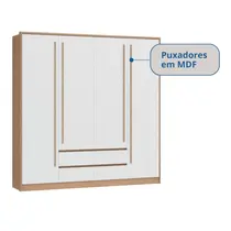 Guarda-Roupa Casal 4 Portas 4 Gavetas Castro Astor 3296A