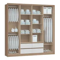 Guarda-Roupa Casal 4 Portas 4 Gavetas Castro Astor 3296A