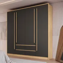 Guarda-Roupa Casal 4 Portas 4 Gavetas Castro Astor 3296A