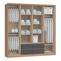 Guarda-Roupa Casal 4 Portas 4 Gavetas Castro Astor 3296A