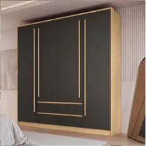 Guarda-Roupa Casal 4 Portas 4 Gavetas Castro Astor 3296A