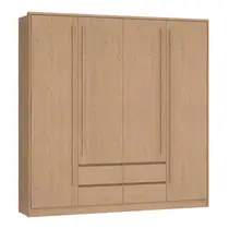 Guarda-Roupa Casal 4 Portas 4 Gavetas Castro Astor 3296A