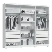 Guarda-Roupa Casal 6 Portas 6 Gavetas Castro Brescia 3387A