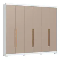 Guarda-Roupa Casal 6 Portas 6 Gavetas Castro Brescia 3387A