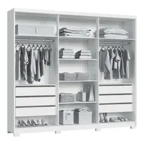 Guarda-Roupa Casal 6 Portas 6 Gavetas Castro Brescia 3387A