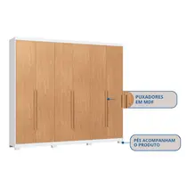 Guarda-Roupa Casal 6 Portas 6 Gavetas Castro Brescia 3387A