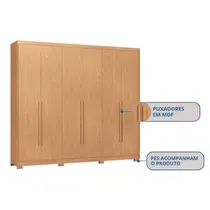 Guarda-Roupa Casal 6 Portas 6 Gavetas Castro Brescia 3387A