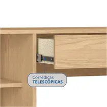 Escrivaninha 1 Gaveta 2 Prateleiras Castro Pixel 4034A
