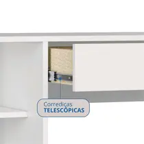Escrivaninha 1 Gaveta 2 Prateleiras Castro Pixel 4034A