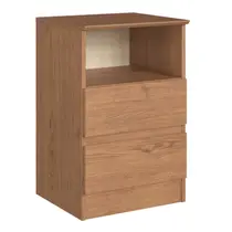 Mesa de Cabeceira 2 Gavetas Castro Aurora 5080A