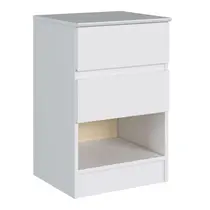 Mesa de Cabeceira 2 Gavetas Castro Aurora 5080A