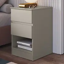 Mesa de Cabeceira 2 Gavetas Castro Aurora 5080A