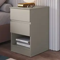 Mesa de Cabeceira 2 Gavetas Castro Aurora 5080A