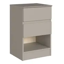 Mesa de Cabeceira 2 Gavetas Castro Aurora 5080A