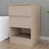 Mesa de Cabeceira 2 Gavetas Castro Aurora 5080A