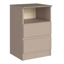 Mesa de Cabeceira 2 Gavetas Castro Aurora 5080A