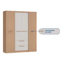 Guarda-Roupa Casal 4 Portas 2 Gavetas Castro Aspen 3262A