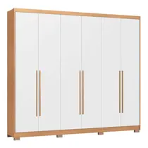 Guarda-Roupa Casal 6 Portas 6 Gavetas Castro Brescia 3387A