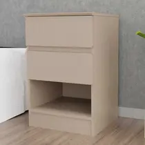 Mesa de Cabeceira 2 Gavetas Castro Aurora 5080A