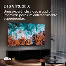 Smart TV 4K 58” Hisense LED UHD 58A6NV Dolby Vision com Comando de Voz HDR 3 HDMI 2 USB